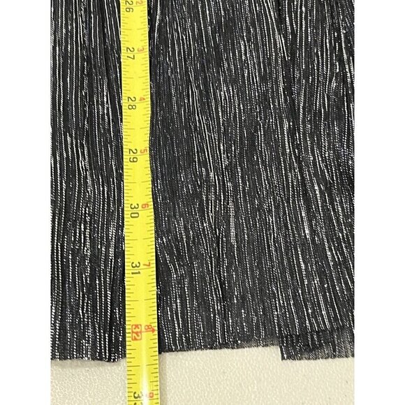 Banana Republic Metallic Midi Skirt Size M Elastic Waist Pull On - Picture 11 of 11